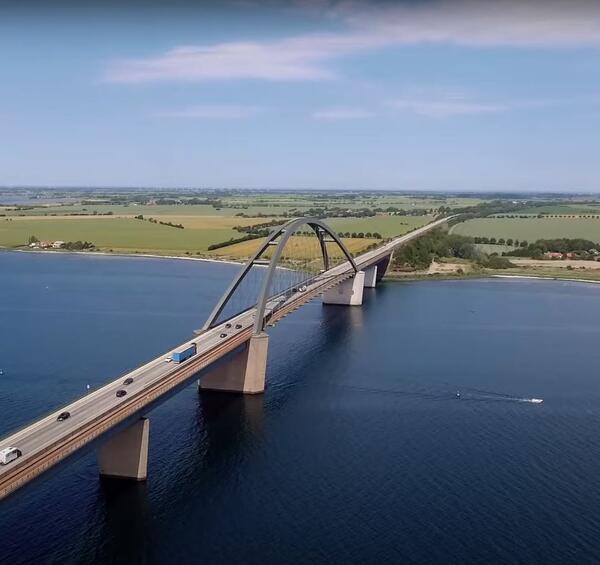 Fehmarnsundbrücke (Vogelperspektive)