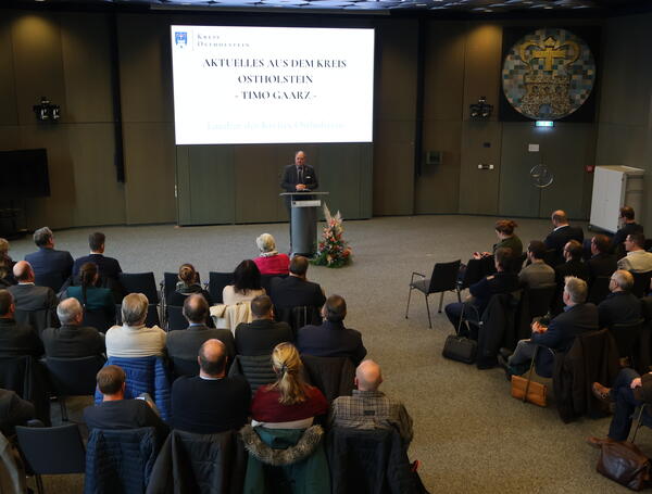 Landrat Timo Gaarz beim Kommunaldialog