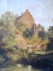 Bild vergrößern: Historisches Gemälde der alten Klosteranlage